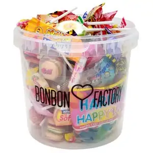 pot bonbons emballés pour Piñata bonbon factory